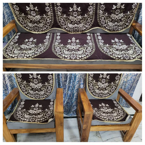 wooden sofa cover